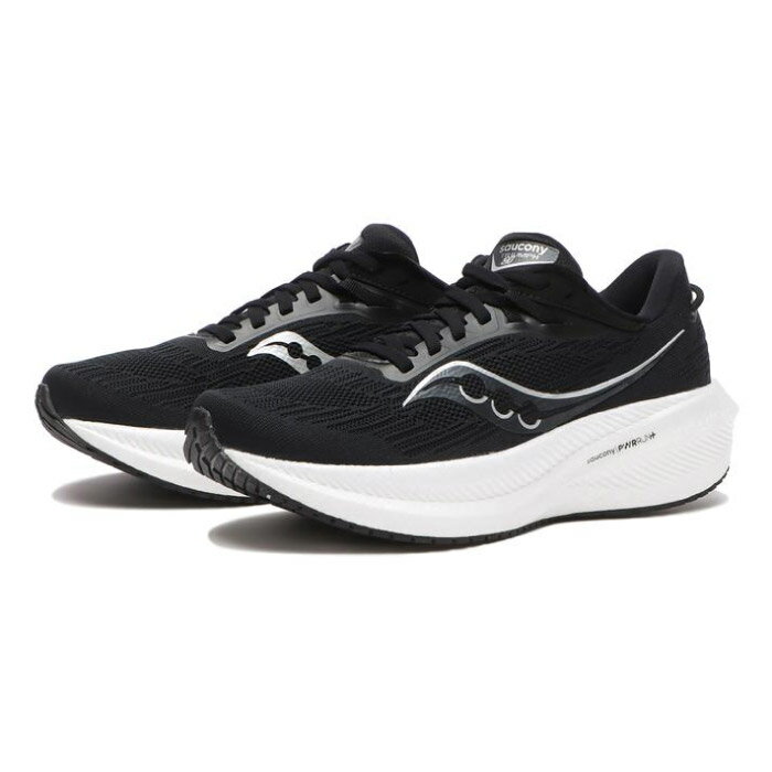 Saucony åˡ TRIUMPH 21 ȥ饤 21  졼 졼 ˥ 塼 ǥ 2024ǯղ BLACK/WHITE S10881-10