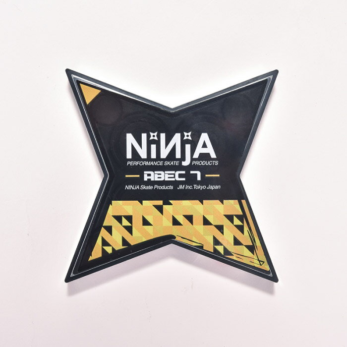 NiNjA ニンジャ ABEC7 スターケース（オイル・8個入り） BEARINGS ベアリング スケートボード スケボー..