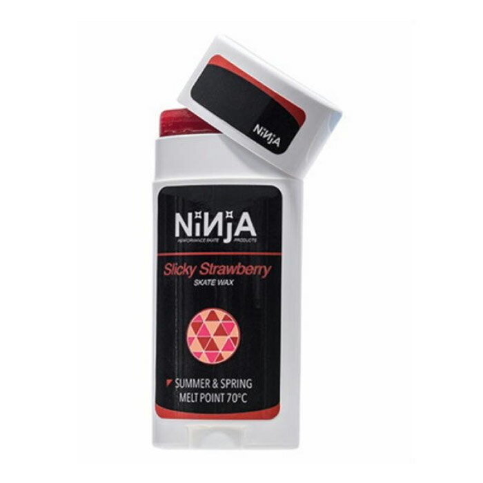 NiNjA ニンジャ NINJA WAX SLICKY! STRAWBERRY ニンジャワックス スリッキーストロベリー ハードタイプ スケートワックス スケートボード スケボー sk8