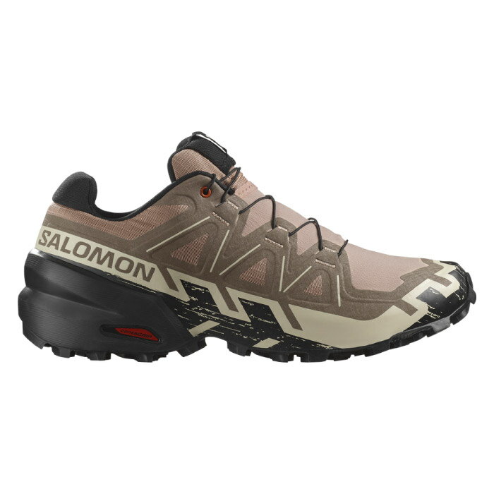 【10%OFFクーポン対象|4/14 20:00-4/18 23:59迄】 SALOMON サロモン トレイル ランニングシューズ メンズ スピードクロス 6 SPEEDCROSS 6 2025年春夏 ナチュラル L47811000
