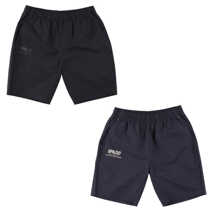 Spazio スパッツィオ トラックハーフパンツ トレーニングウェア サッカー フットサル BLACK NAVY GE0742