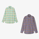 【5月5日限定!10%OFFクーポン対象!】 THE NORTH FACE ザ ノースフェイス L/S Madras Shirt ロングスリーブマドラスシャツ ボタンダウンシャツ ユニセックス メンズ レディース 2カラー NR12431