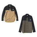 【5月5日限定!10%OFFクーポン対象!】 THE NORTH FACE ザ ノースフェイス L/S Nuptse Shirt ロングスリーブヌプシシャツ 長袖 メンズ 静電ケア 2カラー NR11961