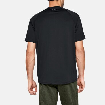 UNDER ARMOUR アンダーアーマー UAテック2.0 ショートスリーブ Tシャツ メンズ 2022年春夏 ルーズフィット トレーニング 吸汗速乾 抗菌防臭 ブラック 1358553