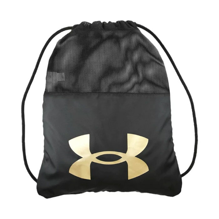 UNDER ARMOUR UAサックパック ハーフメッシュ 14L ナップサック 2022年秋冬 野球 ベースボール ブラック 1364505