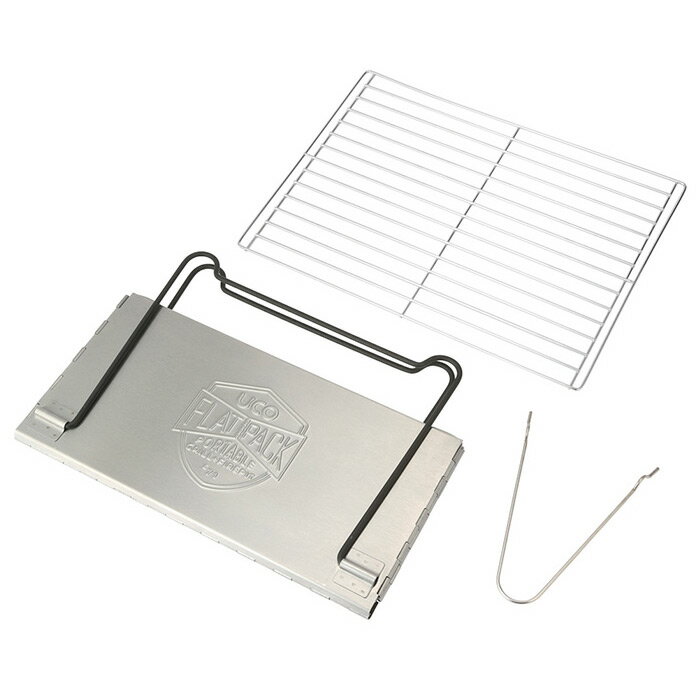 UCO ユーコ フラットパックポータブル グリル&ファイヤーピット 焚き火台 ケース付き コンパクト BBQ バーベキュー 調理 料理 ソロキャンプ 27175 【MRMT】通販格安セール情報 楽天 通販