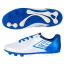 UMBRO アンブロ アクセレイター RB JR WIDE HG ジュニア キッズ 子供 サッカースパイク ワイド 2024年春夏 ホワイト/ブルー UU4UJA02WB 1