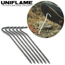 UNIFLAME ユニフレーム ジュラパワーペグ200 6本セット キャンプ 681626