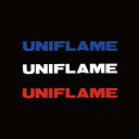 【30%OFFクーポン対象|5/9 20:00-5/16 1:59迄】 UNIFLAME ユニフレーム UFロゴステッカー小 トリオ 3色セット カッティングシ...