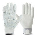 【特別価格】 Wilson ウィルソン DEMARINI ディマリニ バッティンググラブ (両手用) 野球 手袋 高校野球対応 バッティンググローブ バッテ ホワイト WTABG1201(4)