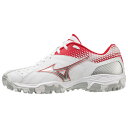 Mizuno ミズノ WAVE GAIA3 WIDE ウエーブガイア3ワイド ハンドボール シューズ 2023年春夏 屋外 アウトコート 3E相当 ホワイト×レ...