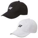 【3/30限定 クーポン利用で20 OFF 】 YONEX ヨネックス ユニキャップ 帽子 UVカット 涼感 マジックテープ式 テニス バドミントン ブラック ホワイト 40061