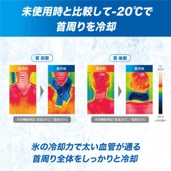 【熱中症対策グッズ】 ZAMST ザムスト アイスバッグ首用 ネッククーラー 氷のう フ...