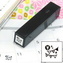 手帳のミニスタンプ133.娯楽費黒インクまたはインク無し【裏抜けしにくいスタンプ】ファインカラースタンパー印面サイズ:8×8mm はんこ スタンプ 判子イラスト かわいい おしゃれ スケジュール帳手帳 カレンダー 娯楽費
