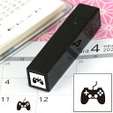 手帳のミニスタンプ236.ゲーム 黒インクまたはインク無しファインカラースタンパー印面サイズ:8×8mm はんこ ハンコ スタンプ 判子 イラスト 予定 おしゃれ スケジュール帳 手帳 カレンダー ゲーム テレビゲーム TVゲーム コントローラー
