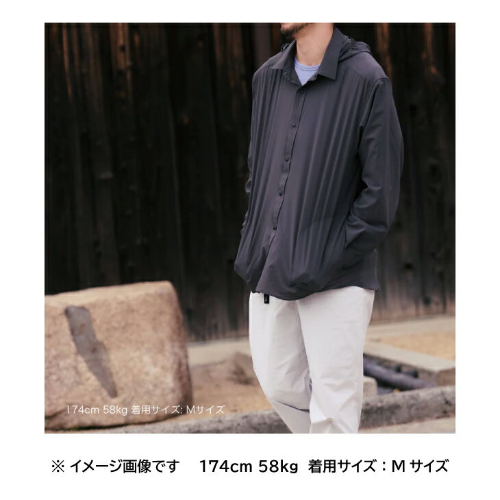 STATIC スタティック Merced River Hood Shirts - Straw マーセド リバー フード シャツ - ストロー 3