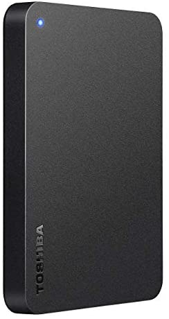 東芝 Canvio 1TB USB3.2(Gen1)対応 ポータブルHDD PC/TV対応 バッファローサポート 国内メーカー 故障予測 外付け Mac ブラック HD-TPA1U3-B/N