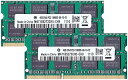 PC3-10600(DDR3-1333) SO-DIMM 4GB×2枚組 1.5V 204pin メモリンゴブランドノートPC用メモリ mac windows対応