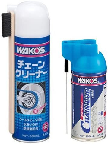 ワコーズ (WAKO'S) チェーンクリーナー CHA-C (330ml／A179) ＆ チェーンルブ CHL (180ml／A310) CHA-Cと