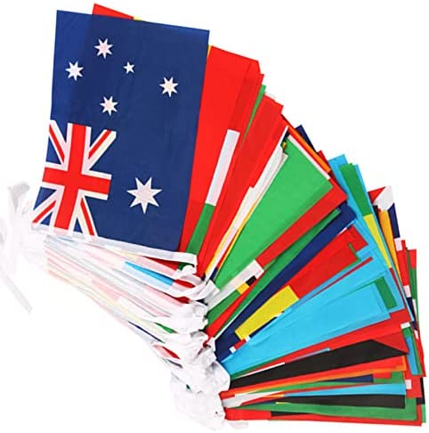 万国旗 100ヶ国 連旗 (長さ25m) 運動会 フェスティバル 国際交流 装飾