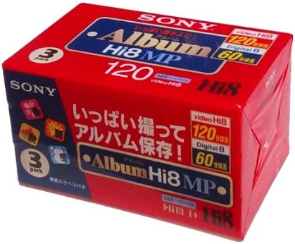 SONY 8ミリビデオカセット 120分 Hi8MPタイプ3巻パック 3P6-120HMPL