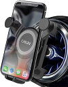 車載ホルダー クリップ式 スマホホルダー 360度回転 固定式 エアコン吹き出し口用車 スマホスタンド 携帯 スマートフォン 落下防止 片手脱着 取り付け簡単該...