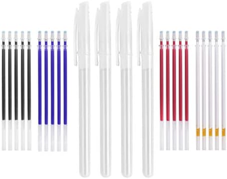チャコペン 熱で消える 洋裁 手芸 裁縫道具 革 布にかけるペン アイロンで消える チャコペンシル 刺繍 ハンドメイド ソーイング 裁断 印つけ マークつけ 0.5mm きえるボールペン 100点 アパレ…