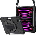 ProCase iPad Pro 12.9 ショルダーケース 第6/5/4/3世代に適用(2022 2021 2020 2018)、肩掛け式 ペンホルダーと手首...