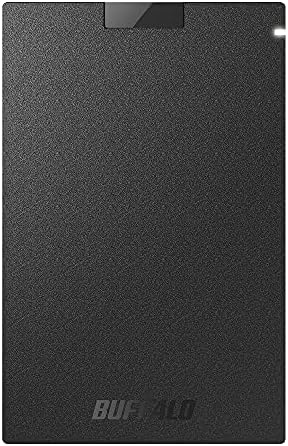 バッファロー SSD 外付け 1.0TB USB3.2Gen1 ポータブル コンパクト PS5/PS4対応(メーカー動作確認済) ブラック SSD-PG1.0U3-BC/N