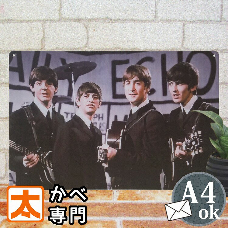 ブリキ看板k ビートルズ da ポスター グッズ アートパネル The Beatles ポールマッカートニー ジョンレノン ジョージハリスン リンゴスター ライブハウス インテリア サインプレート cdジャケット アート 白黒 モノクロ 絵画