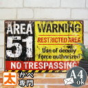 P10倍】 ブリキ看板k WARNING エリア51 ポスター 絵 壁掛け インテリア雑貨 金属アートパネル 米軍 アメリカ軍 アメリカ空軍 ホーミー空港 US ARMY 戦闘機 ステルス機 ミリタリー UFO イラスト 絵画 アメリカン雑貨 プレート ヴィンテージ風 30cm A4 メール便 アメリカ雑貨