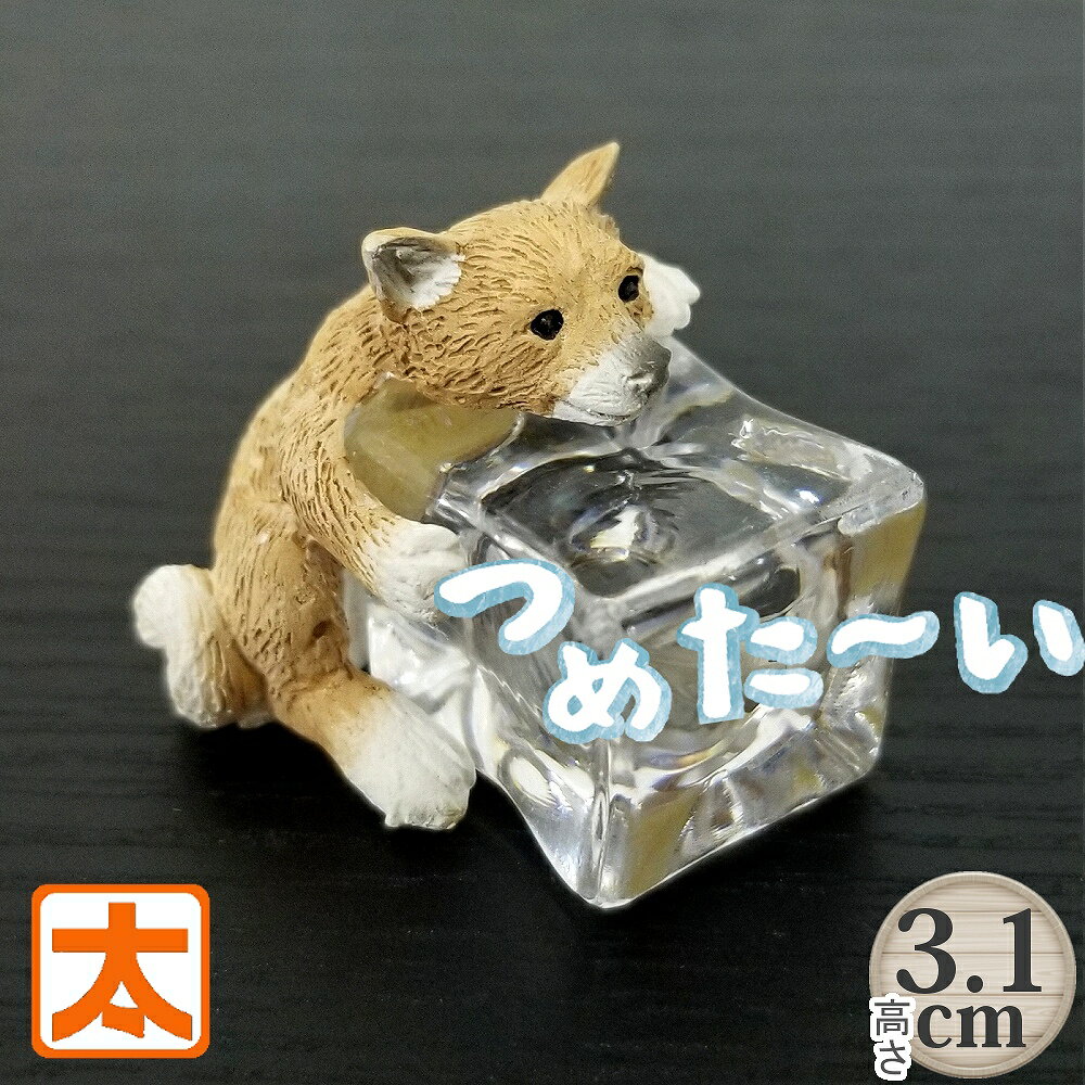 アイスアニマル 柴犬 動物 置物 かわいい 夏 ひんやりグッズ 夏 涼む アイテム