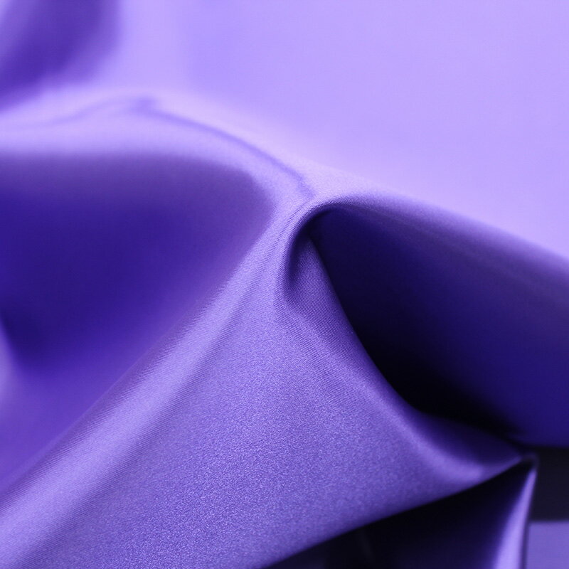 ポリエステルサテン　紫約122cm巾×10cm単位切り売り