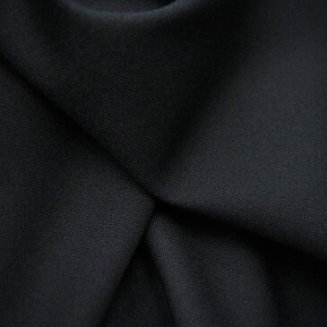 【LINE友だち追加5%OFFクーポン発行】ポリエステルアムンゼン 黒 【布地 生地 無地 カラー】