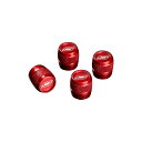 汎用【MONSTER SPORT エアバルブキャップ】 レッド 4個セット モンスタースポーツ 680500-0000R *ゆうパケット