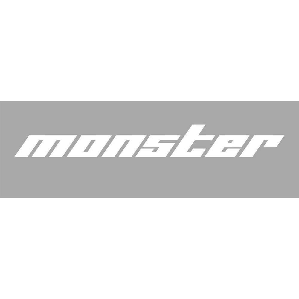 モンスタースポーツ　ステッカー*Monster Sport*スイフト/ジムニー/ランサーエボリューション/86【切り文字ステッカー（白小）】370×45【896147-0000M】 *小型宅配便