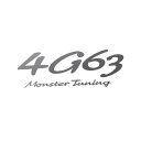 【4G63 Monster Tuning ステッカー】 Monster Sport EVO/ランエボ/ランサーエボリューション モンスタースポーツ ステッカー【896166-0000M】 ゆうパケット