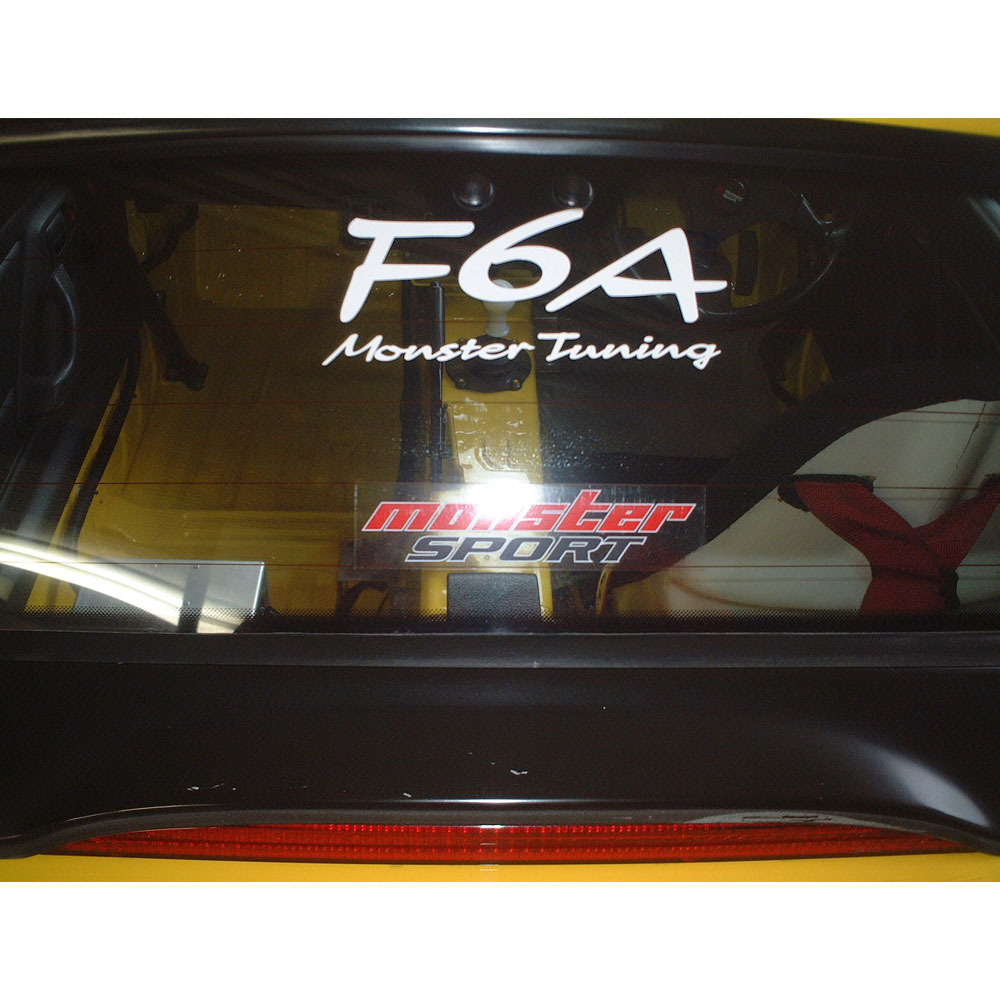 【F6A Monster Tuning ステッカー】 Monster Sport カプチーノ／アルトワークス／キャリィ モンスタースポーツ ステッカー【896127-0000M】 ゆうパケット