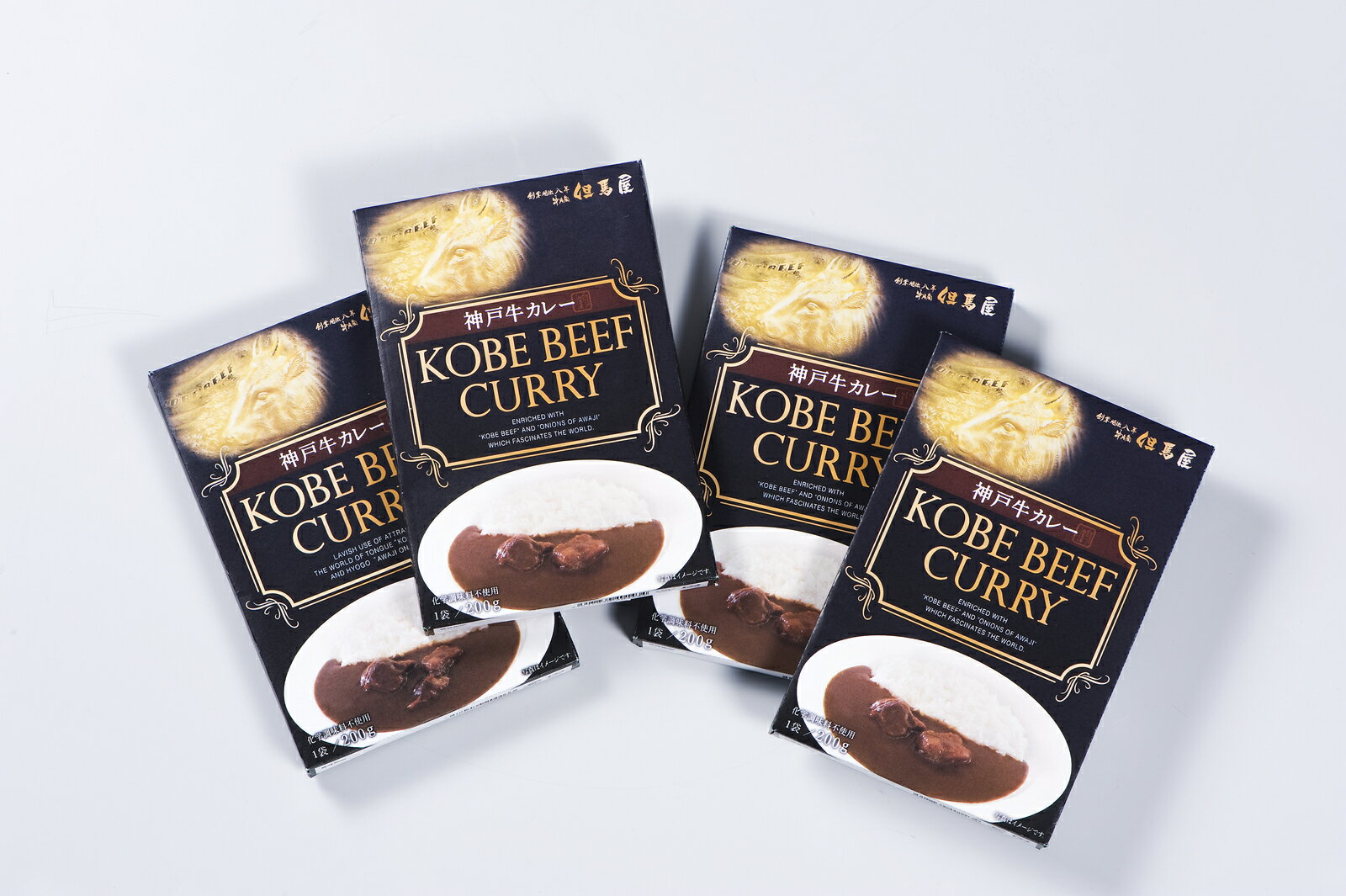 【送料無料】 神戸牛カレー(神戸ビーフカレー)4食パック(200g×4)