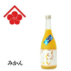 【リキュール】【果実酒】『 梅乃宿 あらごし みかん 720ml 』奈良県 梅乃宿酒造株式会社みずみずしいみかんの味と、つぶが弾ける食感が楽しめるリキュール※保存は要冷蔵でお願いします。卍