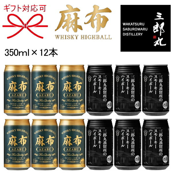 【ウイスキーハイボール】飲み比べセット ギフト『 麻布＆三郎