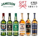 『 ジェムソン 6種飲み比べ 700ml×6本セット 』【正規品ブレンデッドアイリッシュウイスキー】SIRUP(シラップ)スタウト エディションIPA エディションクレステッドブラック バレルシングルポットスチルR&B HIPHOP