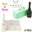  光るボトル ルミナス『 エンジェルシャンパン ロゼ＆ヘイローグリーン 』BRUT ROSE＆HALO GREEN 750ml専用箱入×2本ヘイローはラベルがLED発光ルミナス！※ロゼは光りません。誕生日 周年記念 インスタ映え