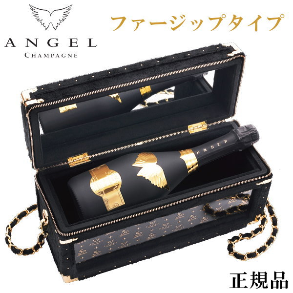 楽天リカーショップたかはしweb【正規品エンジェルシャンパン】ANGEL BRUT BLACK 5th Anniversary『 エンジェル 5周年 ファージップタイプ 750ml専用箱入 』周年記念 開店御祝 誕生日プレゼント 誕生祭 生誕祭ブラックボトル ゴールドラベル バニティボックス インスタ映え