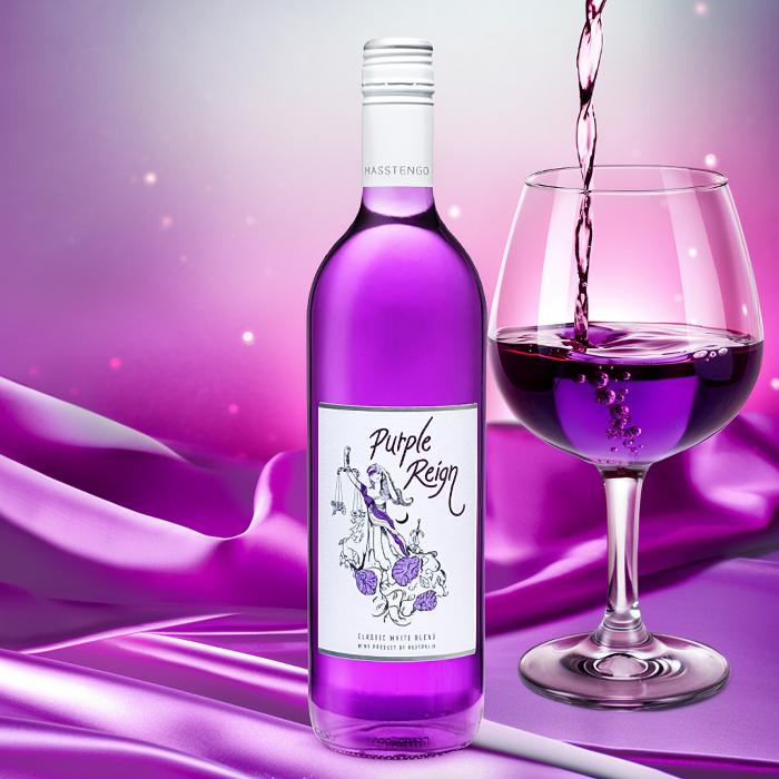 【正規品パープルレインワイン】辛口紫ワイン 『 パープル・レイン 辛口白ワイン 750ml 』 御結婚御祝 記念日 内祝 開店御祝 周年記念 ギフト 出産 祝福 幸福 幸せのワイン 紫 むらさき ムラサキ チョウマメ 蝶豆 ホールインワン ゴルフコンペ 記念品 贈り物 手土産 taka-sake-10004070 リカーショップたかはしweb サンプル画像2