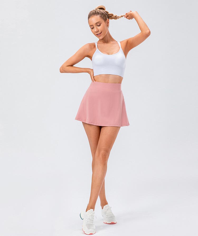 レディース パンツ一体型 スカート ゴルフウェア ゴルフ インナーパンツ付き ゴルフスカート テニススカート ポケット 吸汗速乾 吸汗 速乾 ストレッチ GOLFウェア 伸縮性 軽量 通気性 キュロット 巻きスカート ショート丈 一体型 春夏スカート ミセス 女性 スポーツ プリーツ