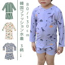 男の子 みずぎ 恐竜 ストライプ 上下セット ベビー 水着 長袖 ラッシュガード セットアップ 幼稚園 小学生 キッズ水着 ジュニア 子供 スクール水着 スイムウェア スイミング プール 水遊び 記念写真 可愛い 海辺 プレゼント 誕生日 80 90 100 100 120 130