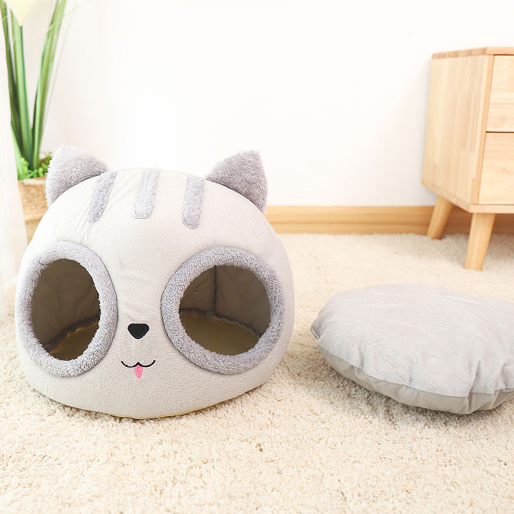 猫 ドーム型 ペットベッド 犬ハウス ドッグ ペットハウス 犬ベッド クッション マ...