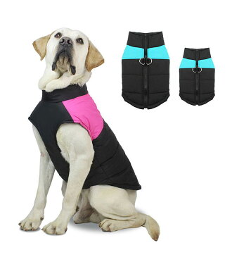 大型犬用 犬服 ジャケット 中型犬 厚手 防寒 一体型 犬 ベスト 綿服コート 猫 中型犬 着脱簡単 秋 冬 お散歩 ダウンベスト ペット服 ハーネス コート ドッグウェア 洋服 ボア 暖かい アウター 軽量 戸外運動 ハーネス一体型 ジャンパー 裏ボア 防水 お出かけ 猫 ペット用