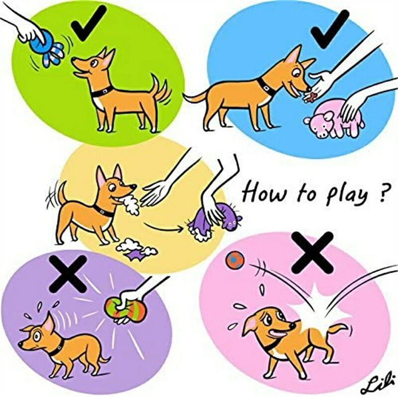 4個 6cm 音の出るラテックスゴム犬おもちゃ ボールおもちゃ 小型犬子犬に適用 インタラクティブ噛むおもちゃ